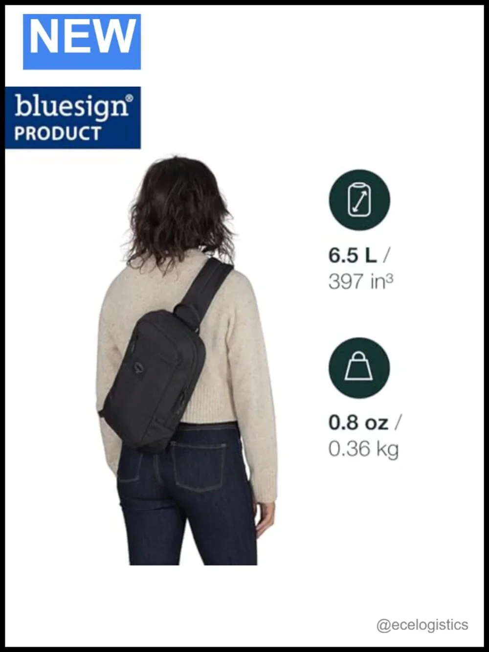 Osprey Aoede Sling Bag Crossbody Adjustable Strap Padded Phone Pocket